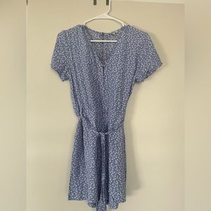 Rails Sophia Romper in Sky Blue Daisies